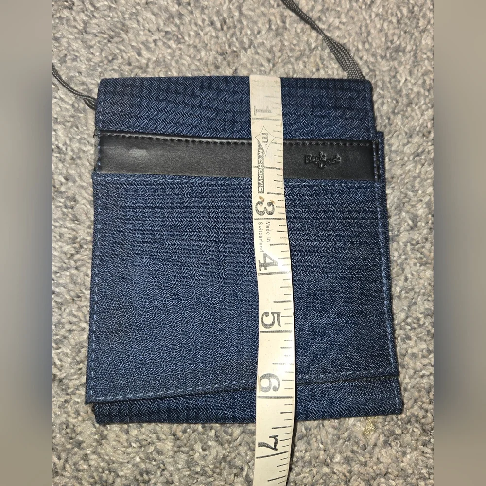 Blue Crossbody Purse Wallet Bag, Eagle Creek, Great For Travel Flawed See Photos